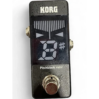 Used KORG PITCHBLACK MINI Tuner Pedal