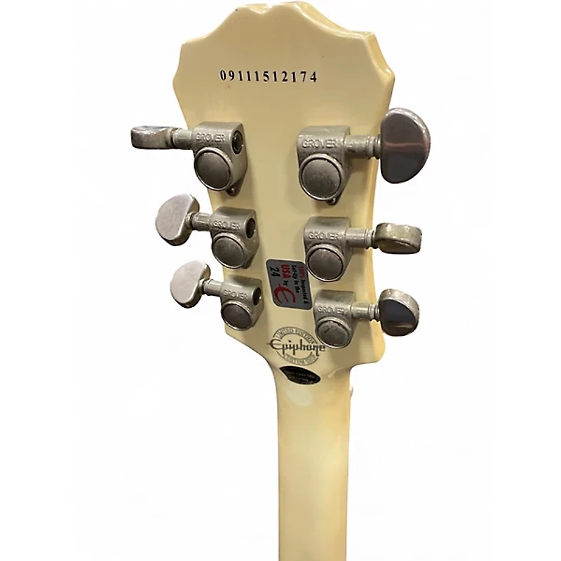 Used Epiphone Les Paul Studio ALPINE WHITE Solid Body Electric Guitar