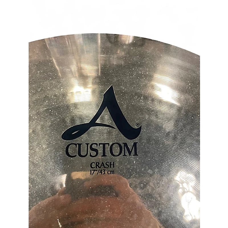 Used Zildjian 17in A Custom Crash Cymbal