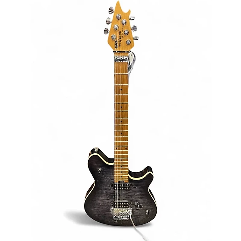 Used EVH Wolfgang Special qm charcoal burst Solid Body Electric Guitar