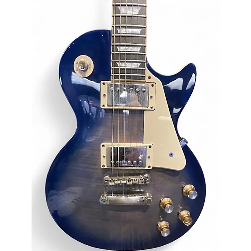 Used Epiphone Les Paul Standard Pro Blue Burst Solid Body Electric Guitar