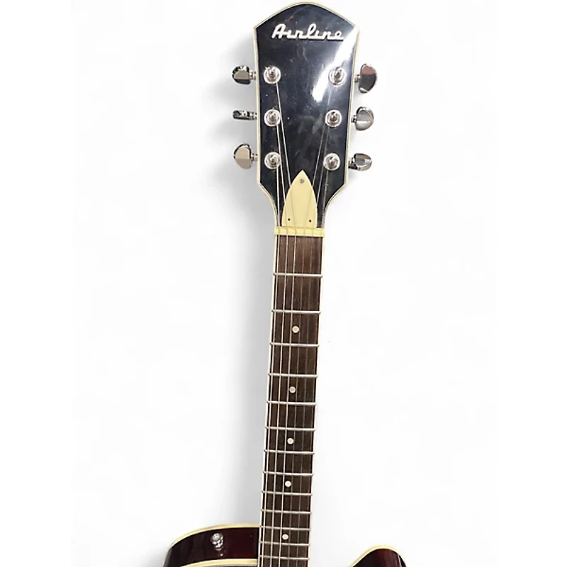 Used Airline H-59 Honey Burst Hollow Body Electric Guitar