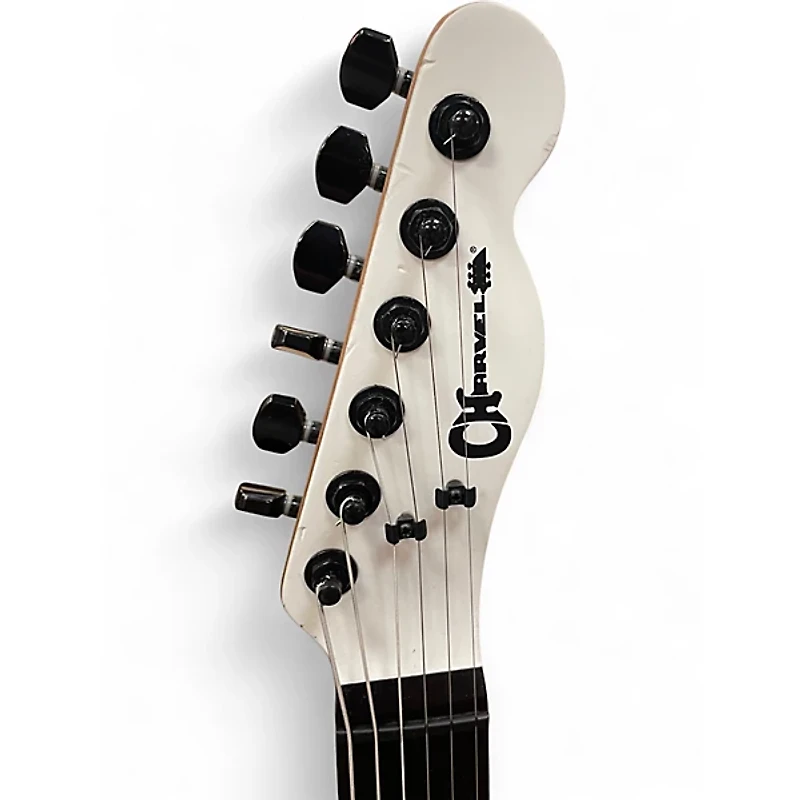 Used Charvel Joe Duplantier Signature White Solid Body Electric Guitar