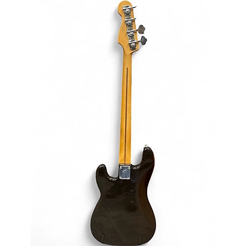Used Fender Player Precision Bass Black and White Electric Bass Guitar