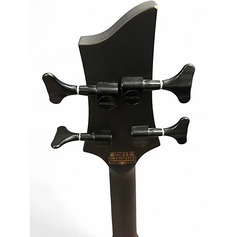 Used Schecter Guitar Research STILETTO STEALTH 4 Black Electric Bass Guitar