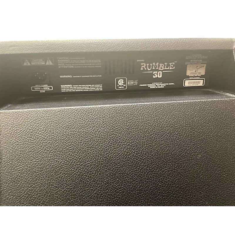 Used Fender Rumble 30 30W 1x10 Bass Combo Amp