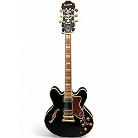 Used Epiphone Sheraton II Ebony Hollow Body Electric Guitar