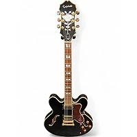 Used Epiphone Sheraton II Ebony Hollow Body Electric Guitar