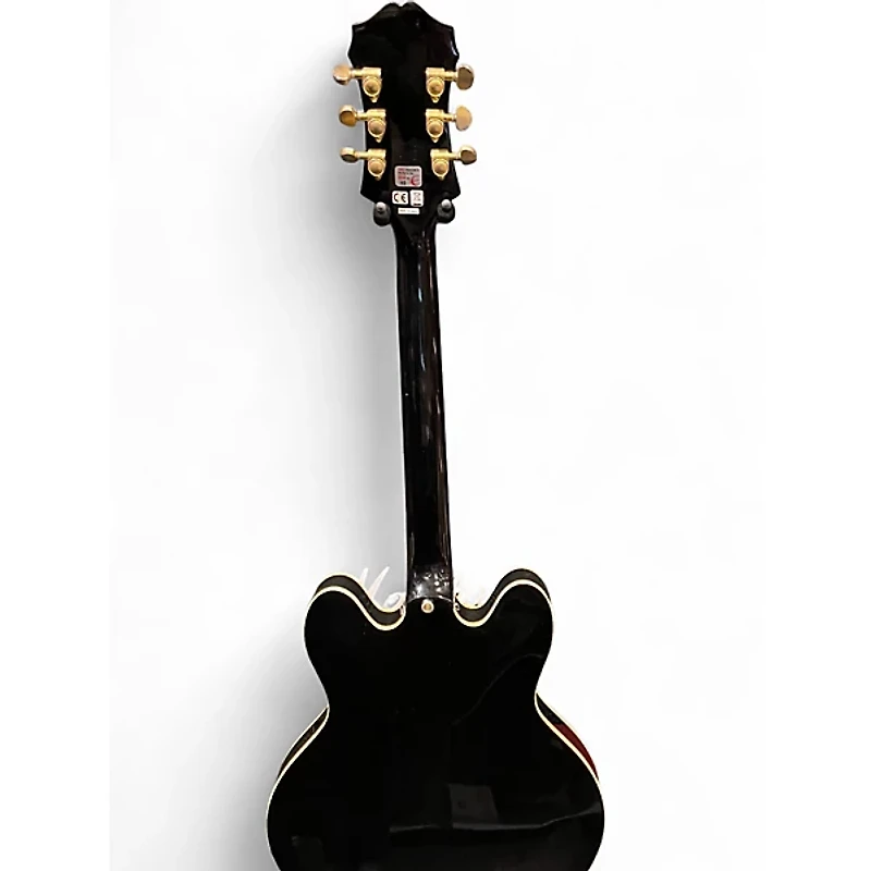 Used Epiphone Sheraton II Ebony Hollow Body Electric Guitar