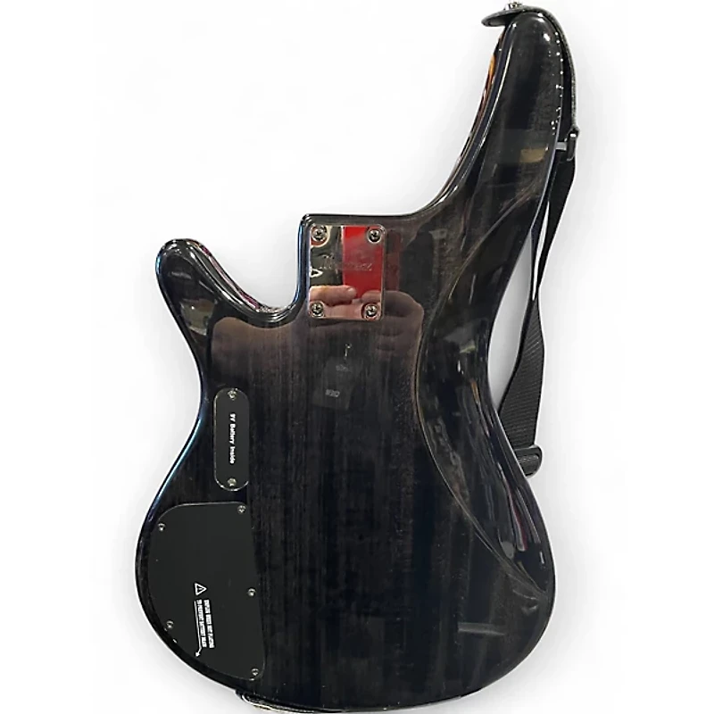 Used Ibanez SRX505 Trans Black Electric Bass Guitar