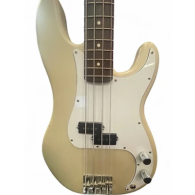 Used Fender PRECISION BASS WHITE Electric Bass Guitar