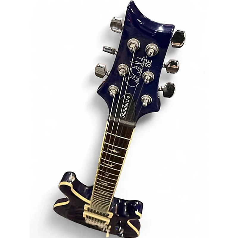 Used PRS SE Standard 24 08 Blue Solid Body Electric Guitar