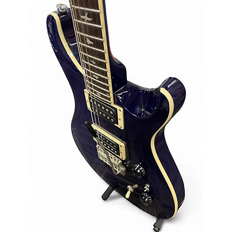 Used PRS SE Standard 24 08 Blue Solid Body Electric Guitar