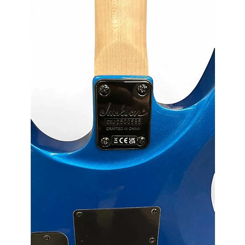 Used Jackson JS22 Dinky Metallic Blue Solid Body Electric Guitar