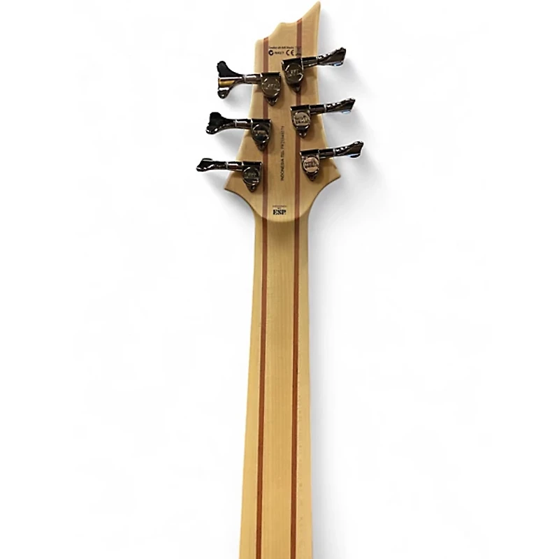 Used ESP B206 6 String Natural Electric Bass Guitar