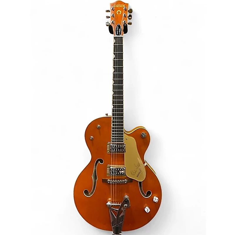 Used Gretsch Guitars G6120 BSNV SMK Orange Hollow Body Electric Guitar