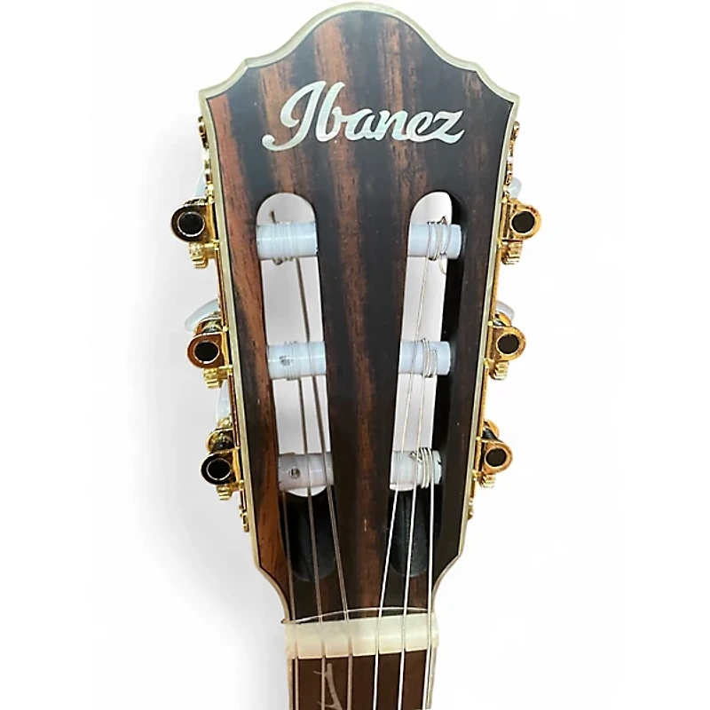 Used Ibanez TOD10NLTKF Black Nylon String Acoustic Guitar