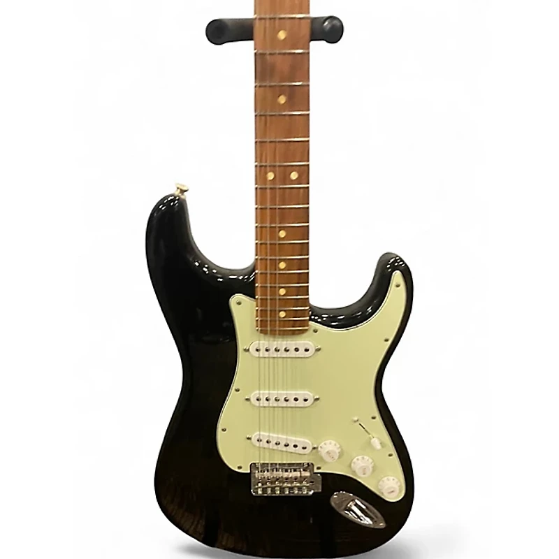 Used Fender Limited Edition Player Stratocaster Black Solid Body Electric Guitar