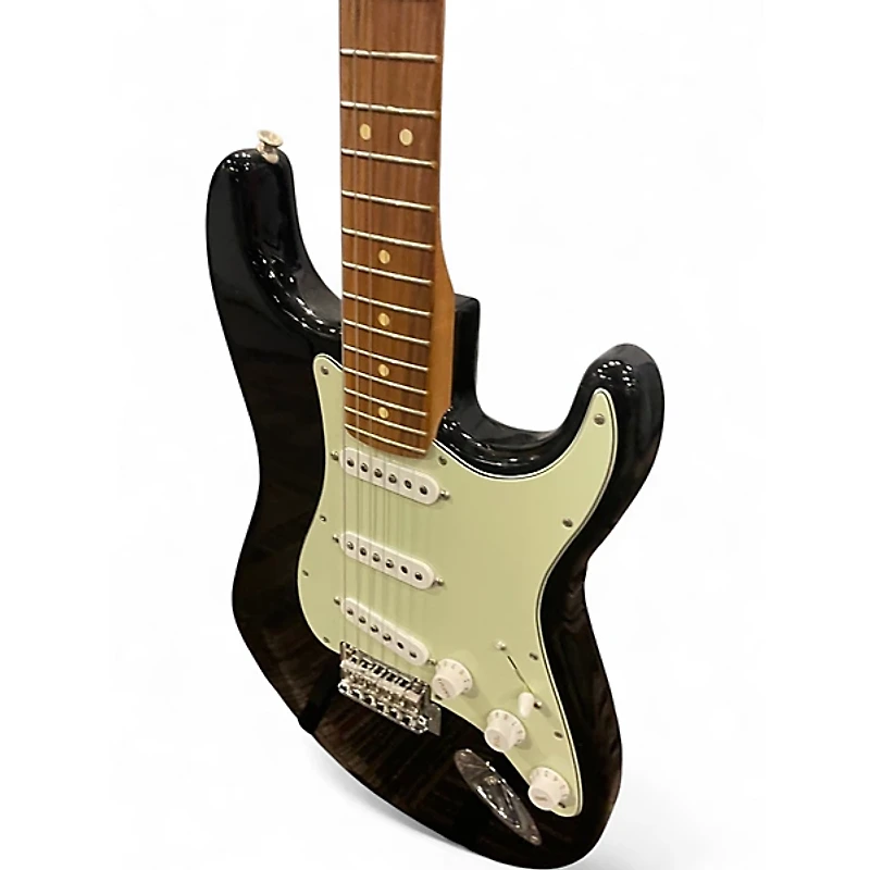 Used Fender Limited Edition Player Stratocaster Black Solid Body Electric Guitar