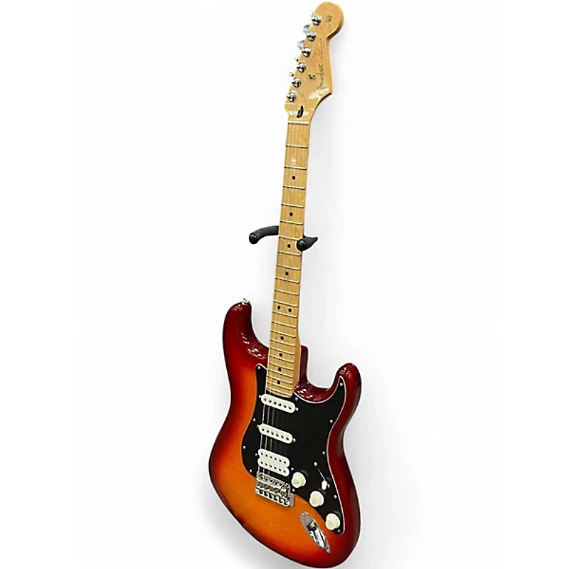 Used Fender Player Plus Stratocaster Plus Top HSS Crimson Red Burst Solid Body Electric Guitar
