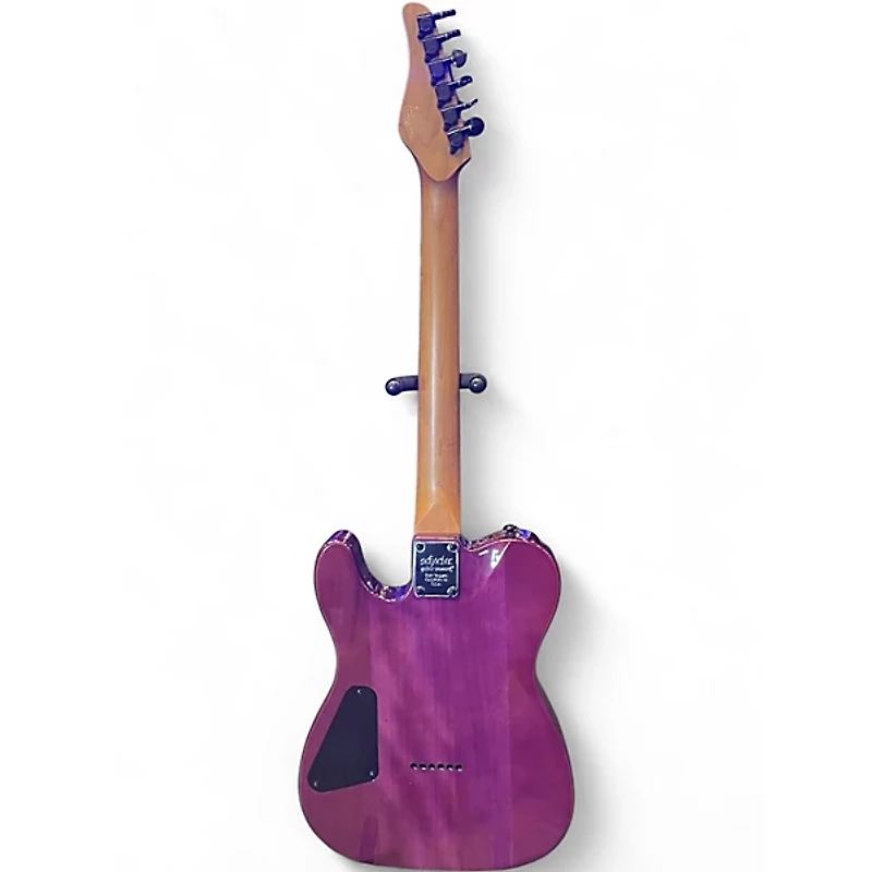 Used Schecter Guitar Research Diamond Series PT Purple Burst Solid Body Electric Guitar