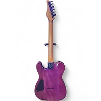 Used Schecter Guitar Research Diamond Series PT Purple Burst Solid Body Electric Guitar