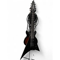 Used Jackson JS22-7 Dinky 7 String Black Solid Body Electric Guitar