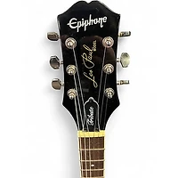 Used Epiphone Les Paul Tribute Plus Black Solid Body Electric Guitar