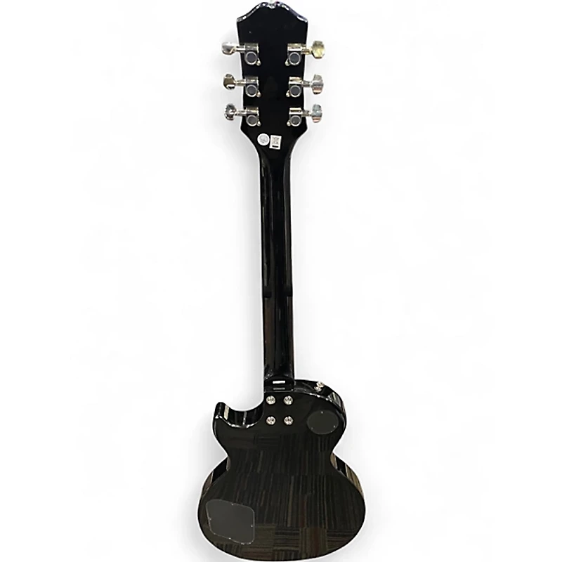 Used Epiphone Les Paul Tribute Plus Black Solid Body Electric Guitar