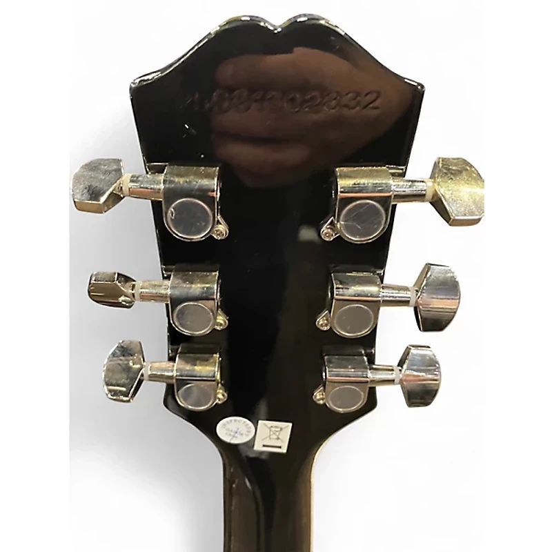 Used Epiphone Les Paul Tribute Plus Black Solid Body Electric Guitar