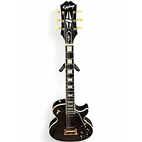 Used Epiphone LES PAUL CUSTOM P90 Ebony Solid Body Electric Guitar