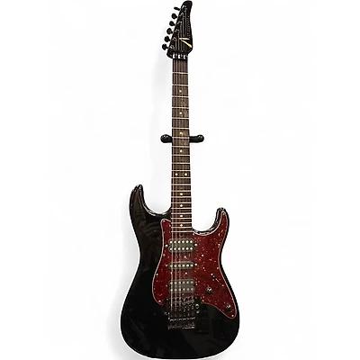 Used Tom Anderson Drop Top Classic Black Solid Body Electric Guitar