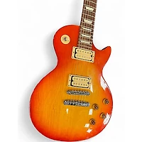 Used Gibson Les Paul Deluxe Cherry Sunburst Solid Body Electric Guitar