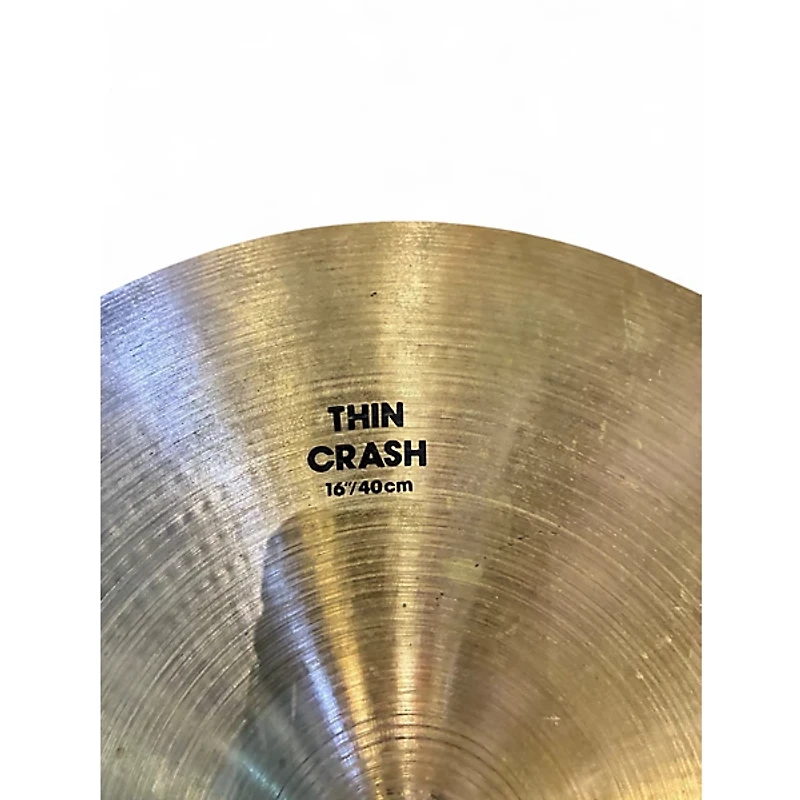 Used Zildjian 16in A Series Thin Crash Cymbal