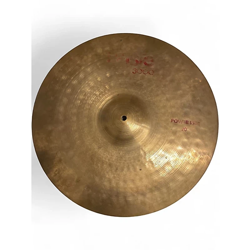 Used Paiste 20in 3000 power ride Cymbal