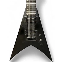 Used Jackson JS22-7  Black Solid Body Electric Guitar