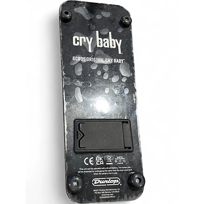 Used Dunlop GCB95 Original Crybaby Wah Effect Pedal