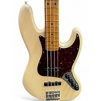 Used Fender Player Plus Jass Bass Olympic Pearl Electric Bass Guitar