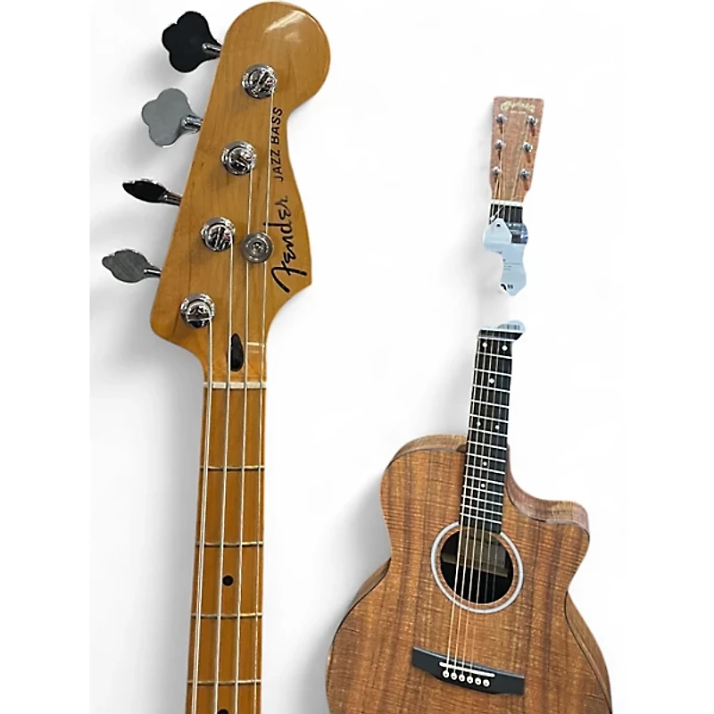 Used Fender Player Plus Jass Bass Olympic Pearl Electric Bass Guitar