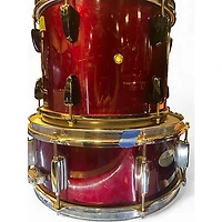 Used Pearl 4 Piece Export RED Drum Kit