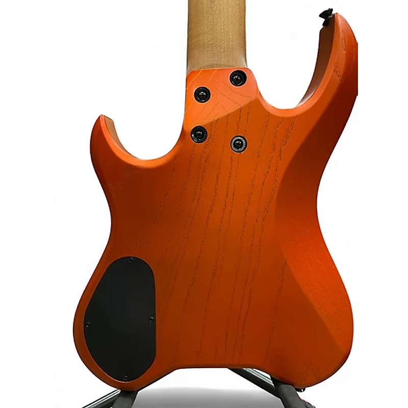 Used Kiesel Vader Metallic Orange Solid Body Electric Guitar
