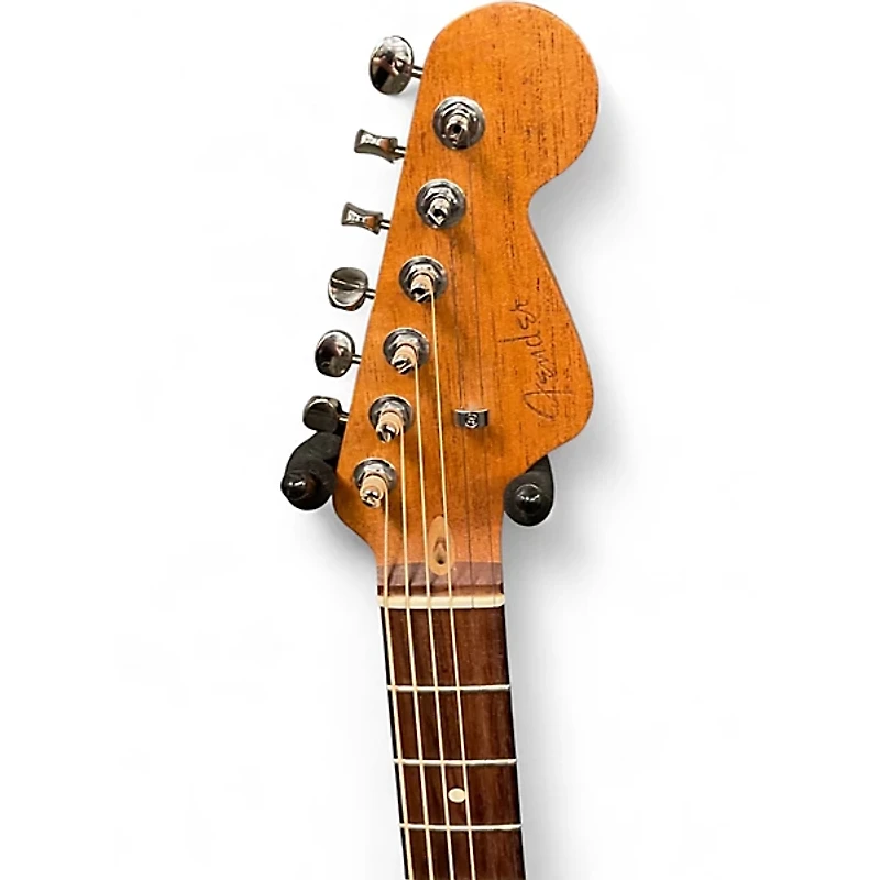 Used Fender Highway Parlor  Mahogany Acoustic Electric Guitar