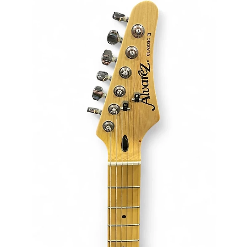 Used Alvarez classic II Black Solid Body Electric Guitar