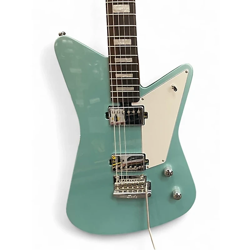 Used Sterling by Music Man Mariposa Daphne Blue Solid Body Electric Guitar