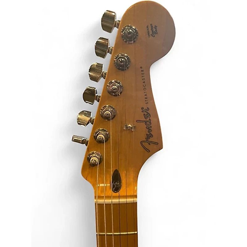 Used Fender Player Plus Stratocaster Cherry Sunburst Solid Body Electric Guitar