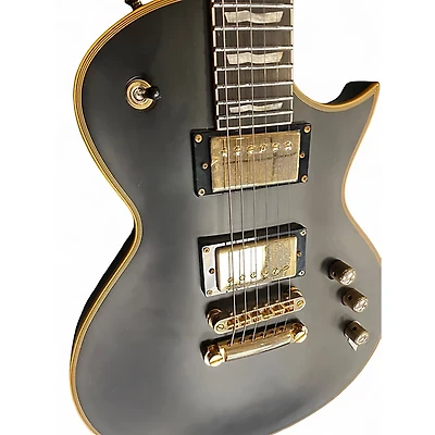 Used ESP EC1000 Deluxe Flat Black Solid Body Electric Guitar