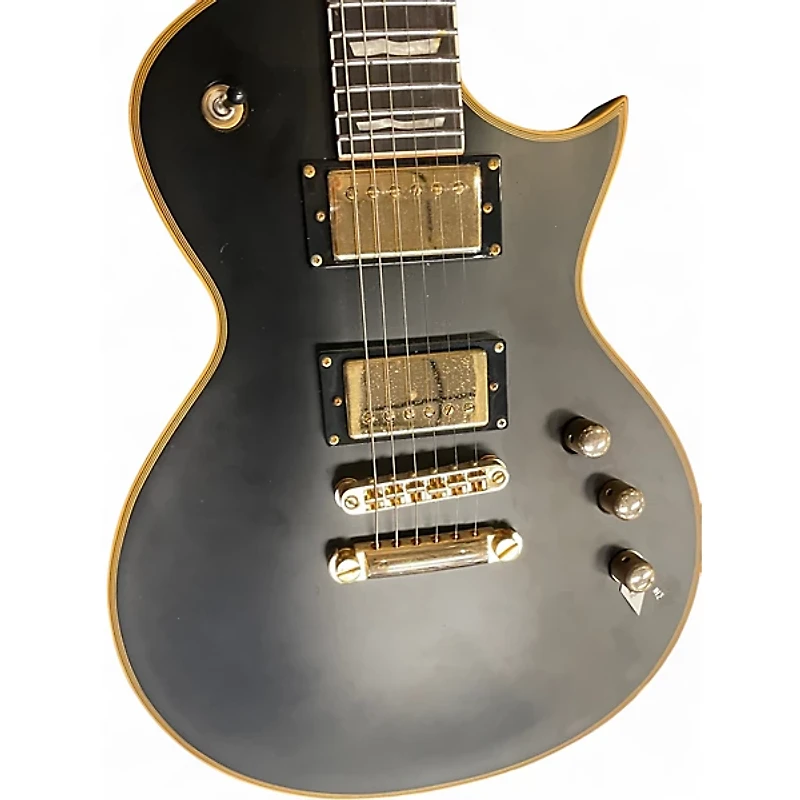 Used ESP EC1000 Deluxe Flat Black Solid Body Electric Guitar