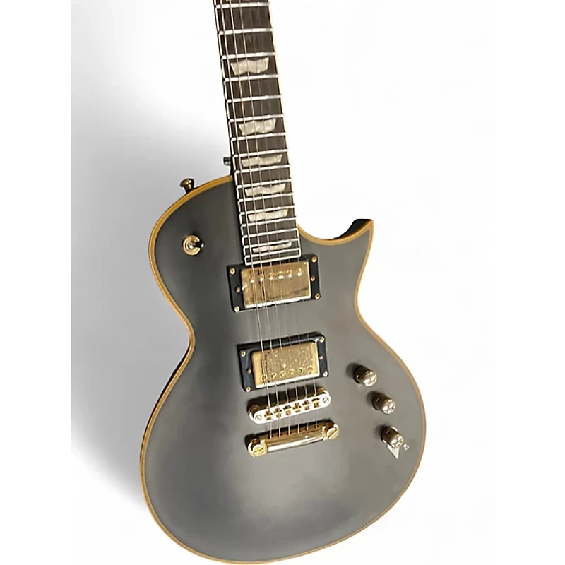 Used ESP EC1000 Deluxe Flat Black Solid Body Electric Guitar