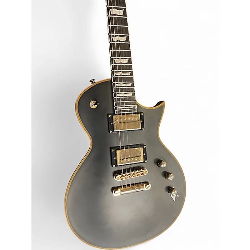 Used ESP EC1000 Deluxe Flat Black Solid Body Electric Guitar