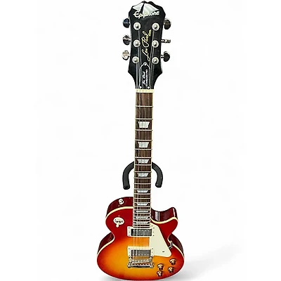 Used Epiphone Les Paul Standard Pro 3 Color Sunburst Solid Body Electric Guitar